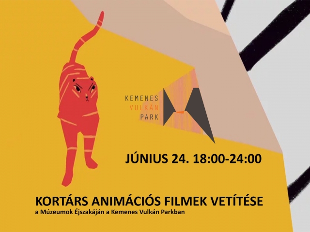 Kortárs animációs filmek vetítése a Kemenes Vulkán Parkban